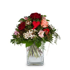 Fleurop Flower bouquet Valentine's Day with Red Roses