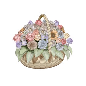 Basket Arrangement of Flowers