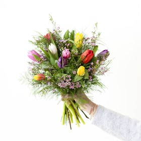 Bouquet of tulips - Colorful love