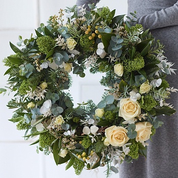 Wondrous Winter Forest Wreath.