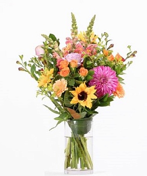 Summer Bouquet in Vase