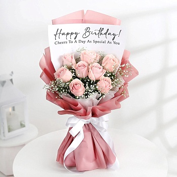 Birthday Cheers Enchanting Blooms Bouquet