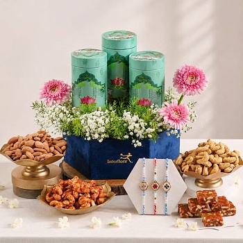 Meenakari Elegance Rakhi Hamper
