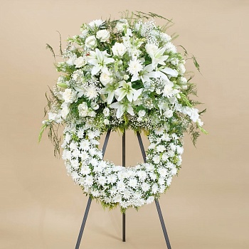 Premium White wreath