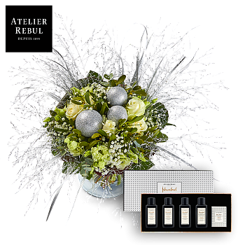 White Christmas bouquet Atelier Rebul TM
