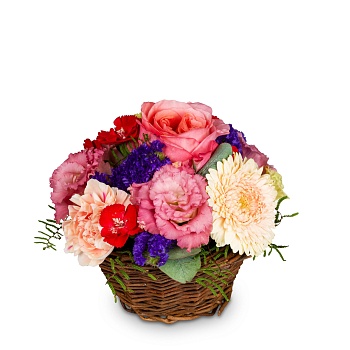 Basketarrangement Melody of Color