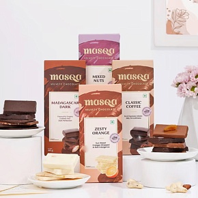 Masqa Chocolate Bars 4pcs