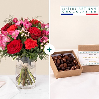 Red kiss and chocolate