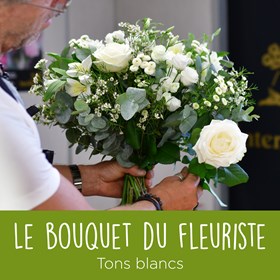 Florist creative bouquet - white