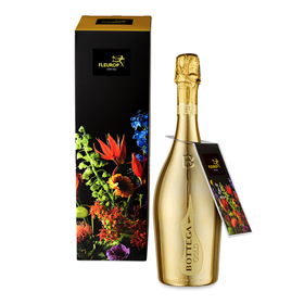 Prosecco Bottega gold - 750 ml. Only with flowers