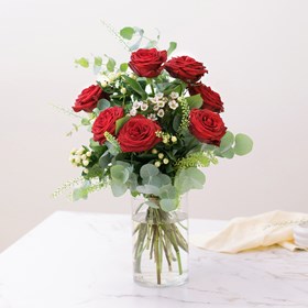 Rouge festif - Red roses