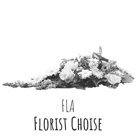 Funeral spray arrangement - Florist’s Choice
