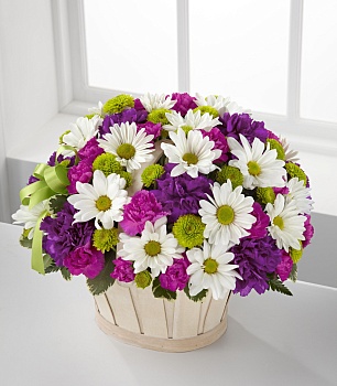 Blooming Bounty Bouquet - Basket included
