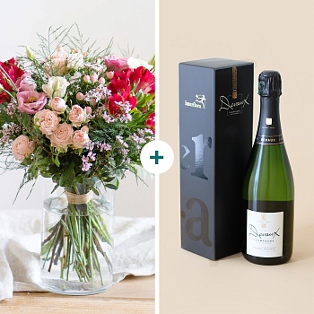 Happy birthday and champagne