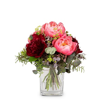 Flower bouquet Romantic Peonies