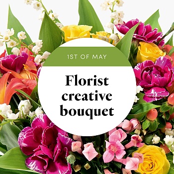 Bouquet du fleuriste avec muguet - with lily of the valley
