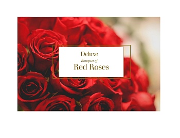 Deluxe Roses bouquet