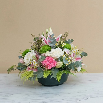 Floral Embrace Composition