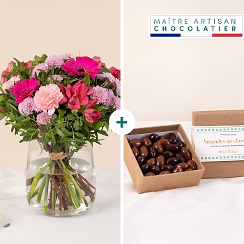 Pink Powdery softness and chocolate - Douceur poudree