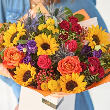 Radiant Sunflower Mix Bouquet.