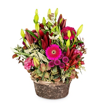 Flower arrangement 'In Silent Memory' for the cemetery